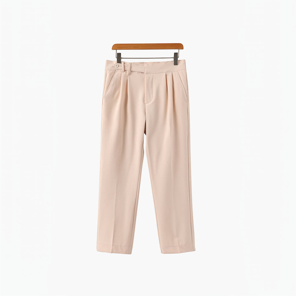 Ellmont London | Men Tailored Dress Pants – High Waist Everyday Trousers