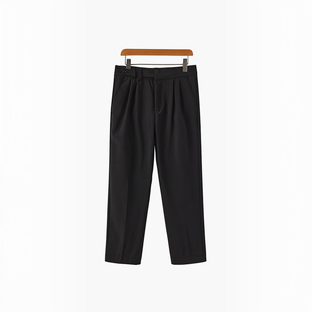 Ellmont London | Men Tailored Dress Pants – High Waist Everyday Trousers