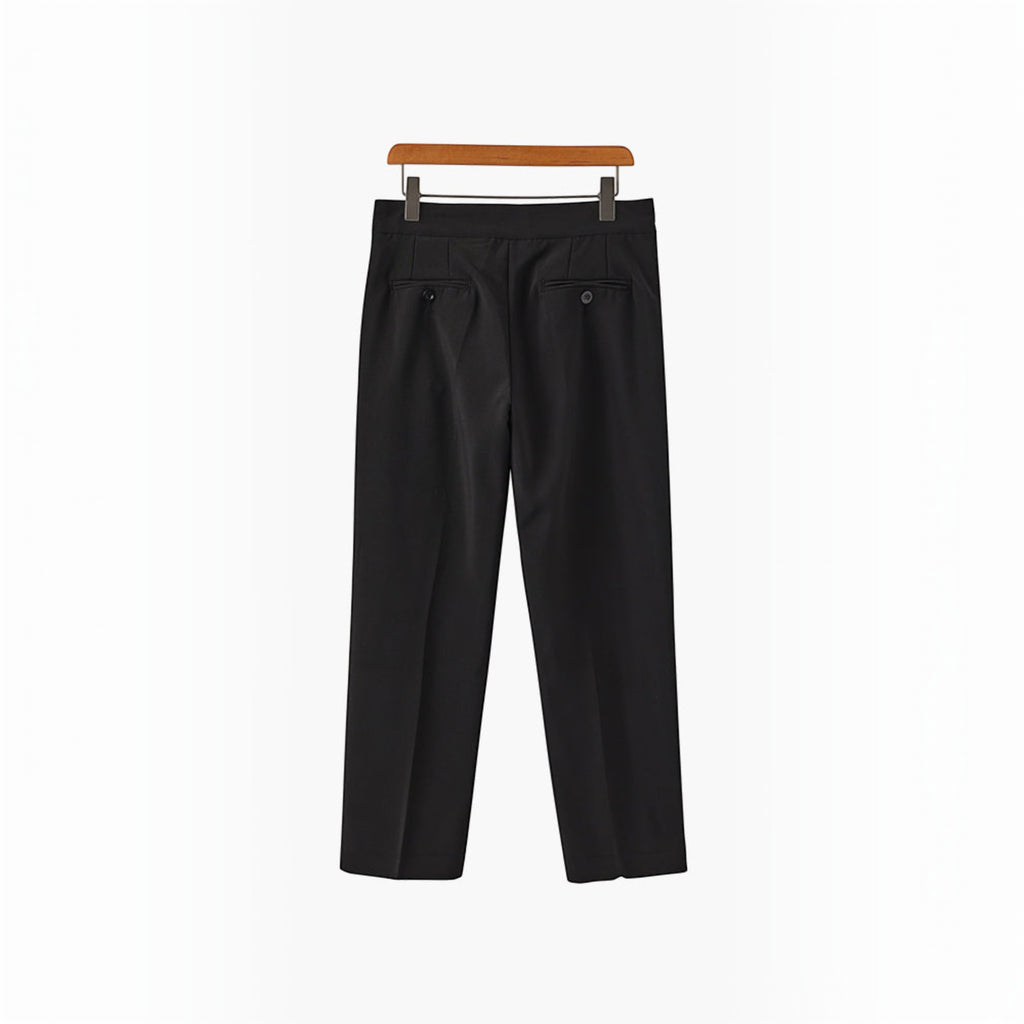 Ellmont London | Men Tailored Dress Pants – High Waist Everyday Trousers