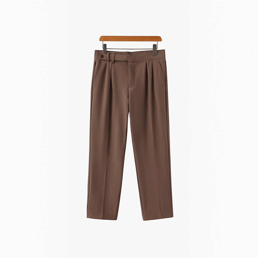 Ellmont London | Men Tailored Dress Pants – High Waist Everyday Trousers