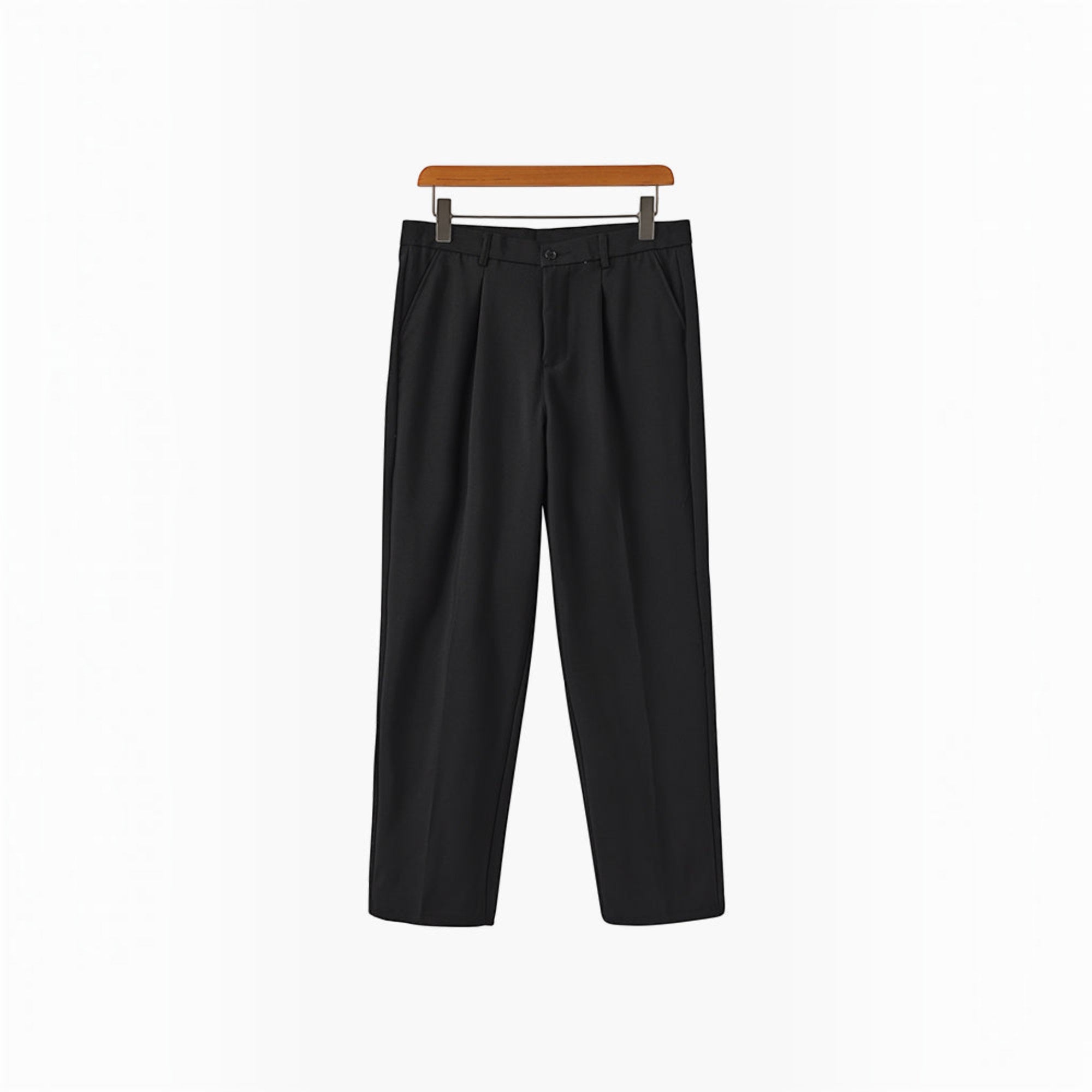 Ellmont London | Men's Relaxed Fit Cotton Blend Trousers with Side Pockets
