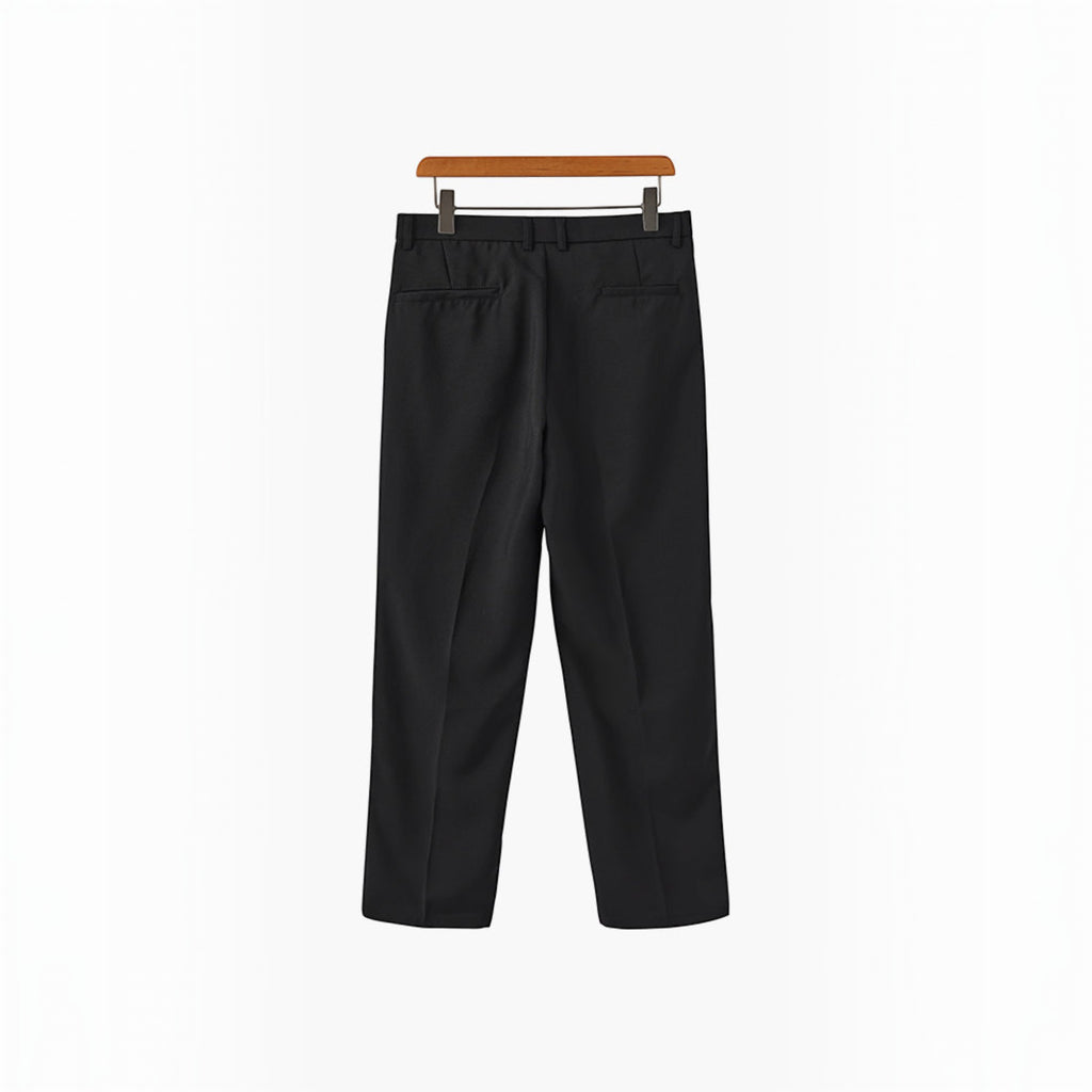Ellmont London | Men's Relaxed Fit Cotton Blend Trousers with Side Pockets