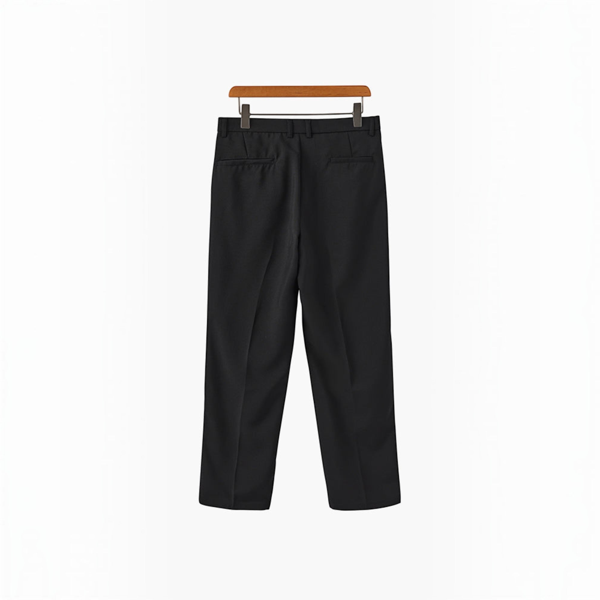 Ellmont London | Men's Relaxed Fit Cotton Blend Trousers with Side Pockets