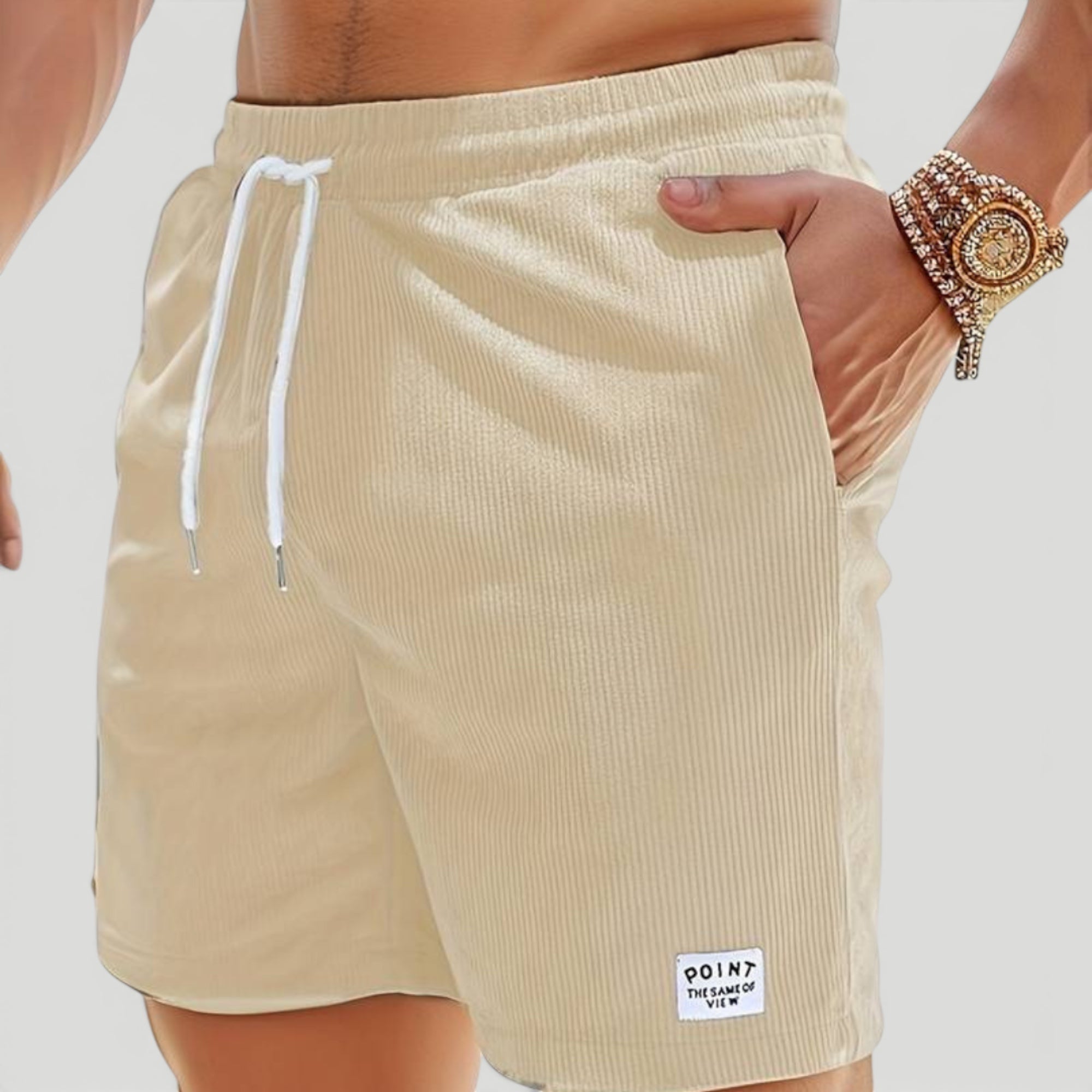 Ellmont London | Men’s Lightweight Summer Corduroy Shorts