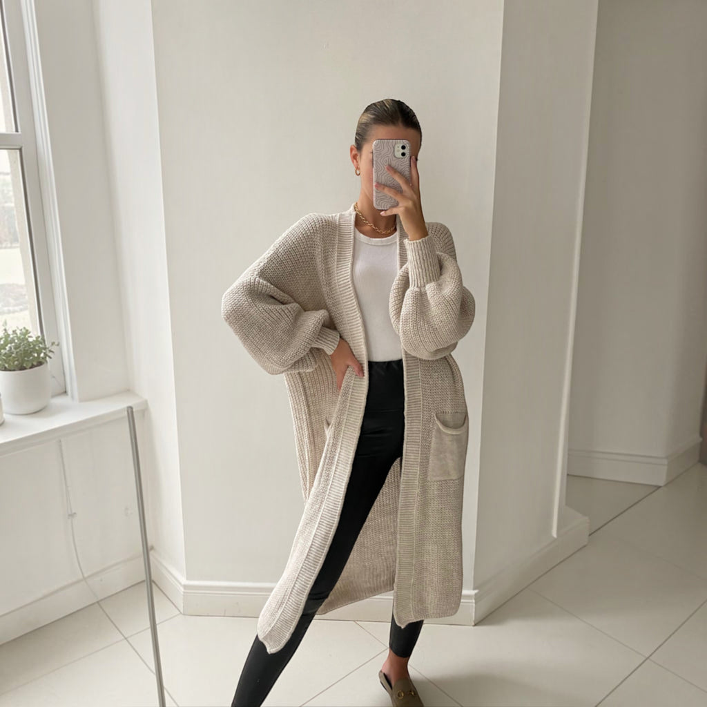 Ellmont London | Women's Soft Longline Cardigan for Everyday Wear