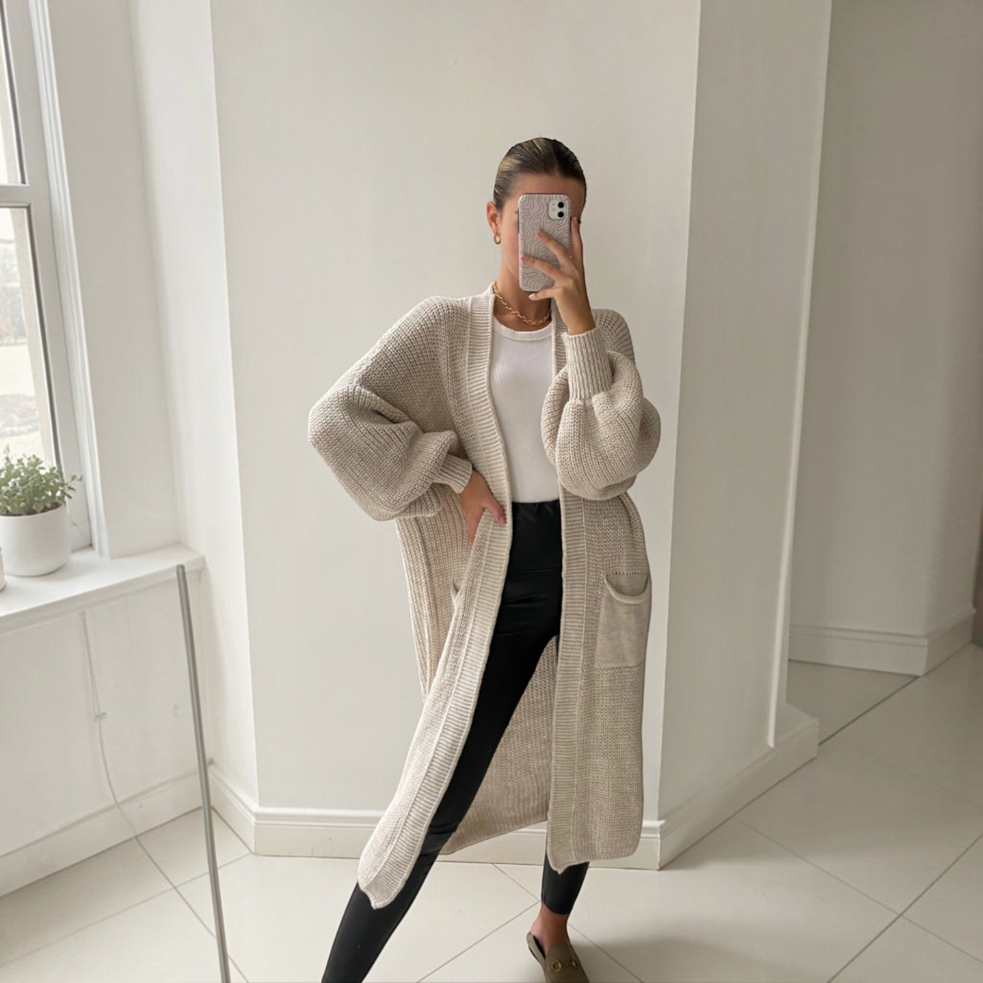 Ellmont London | Women's Soft Longline Cardigan for Everyday Wear