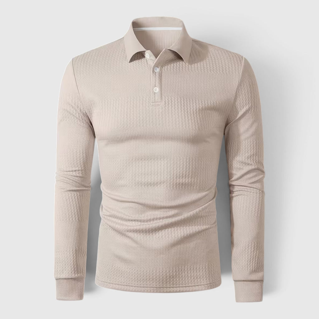 Martin | Men's Jacquard Knit Shirt – Regular Fit Office & Weekend Wear