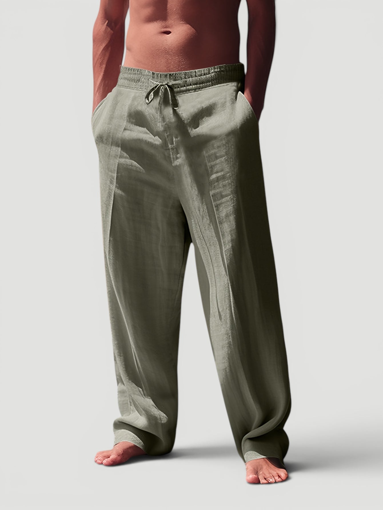 Ellmont London | Men’s Breathable Everyday Linen Trousers