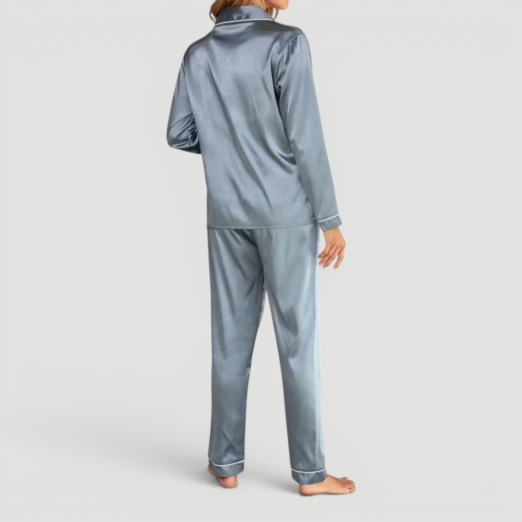 Ellmont London | Women’s Elegant Two Piece Pajama Lounge Set