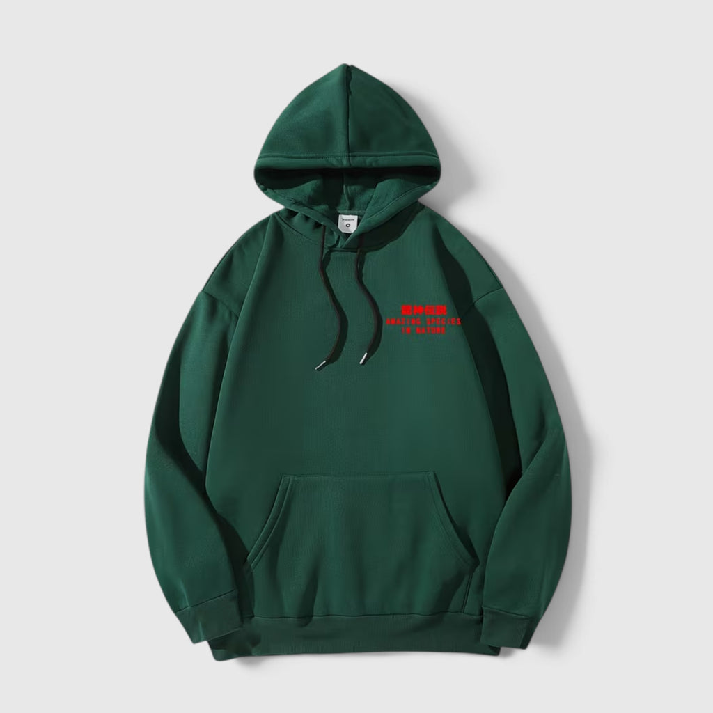 Theo | Men's Dragon Hoodie – Regular Fit Everyday Pullover