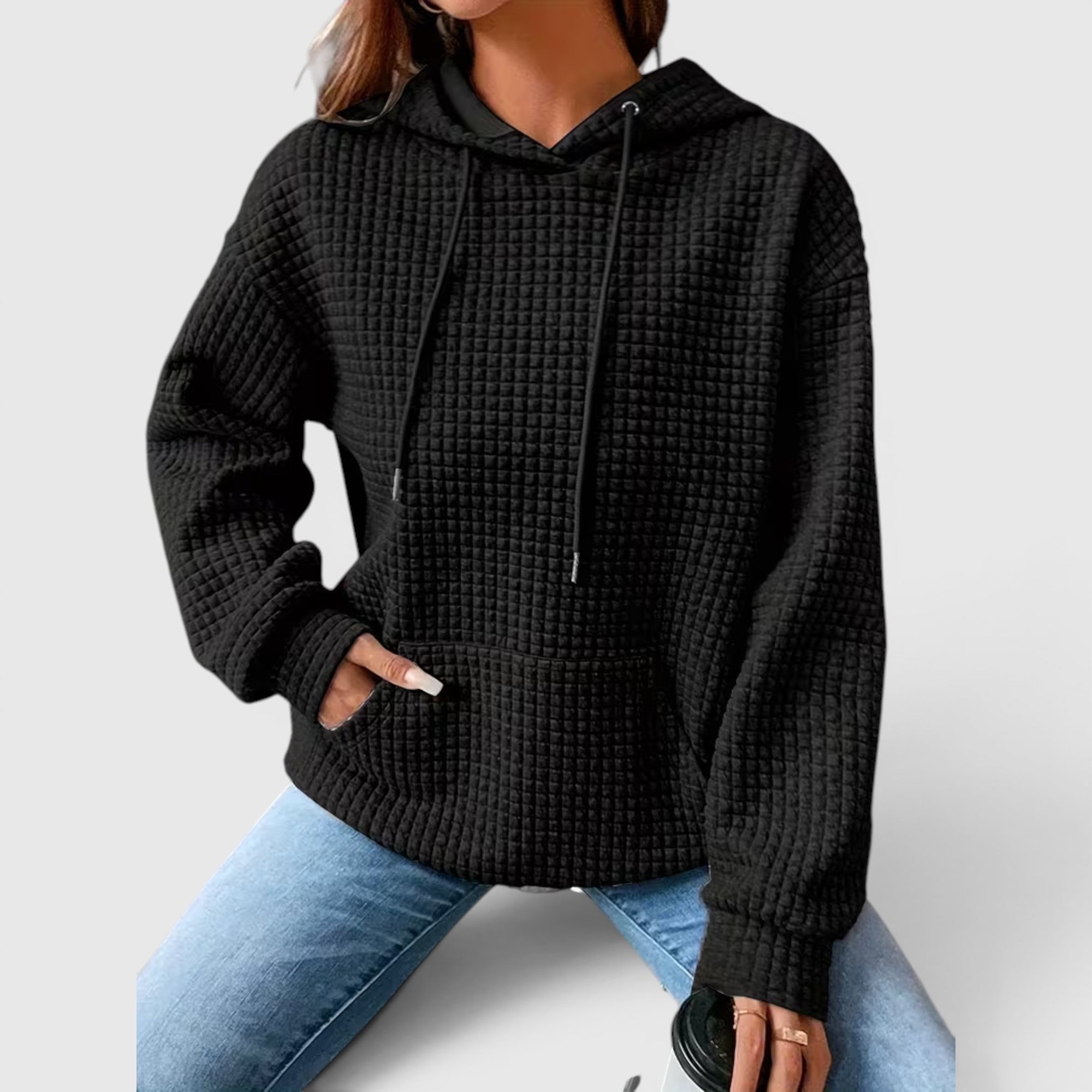 Ellmont London | Women's Plus Size Sweatshirt – Comfortable Hooded Pullover
