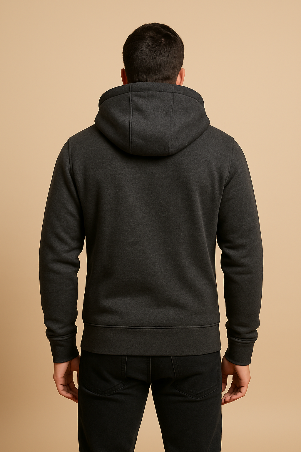 Jack | H.D Drax Hoodie - Dark Grey back