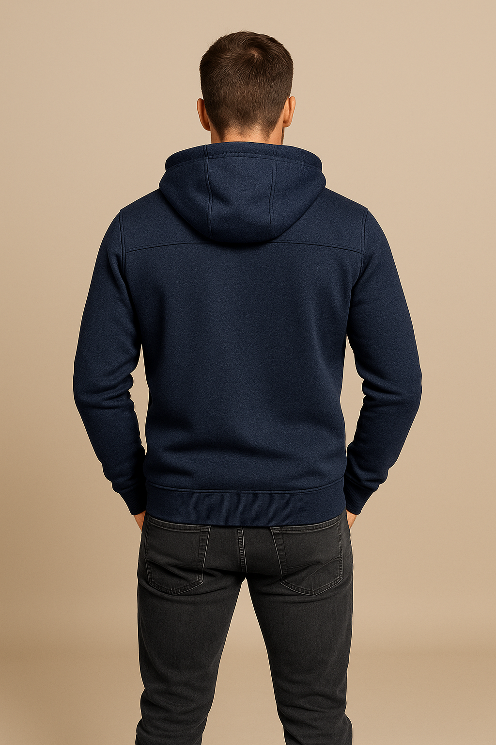 Jack | H.D Drax Hoodie - Navy back