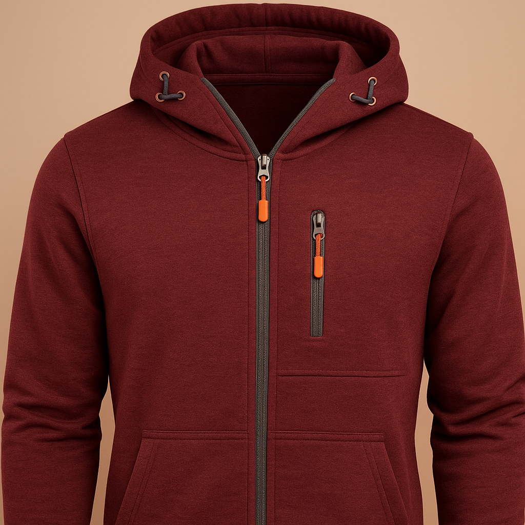 Jack | H.D Drax Hoodie - Red detail