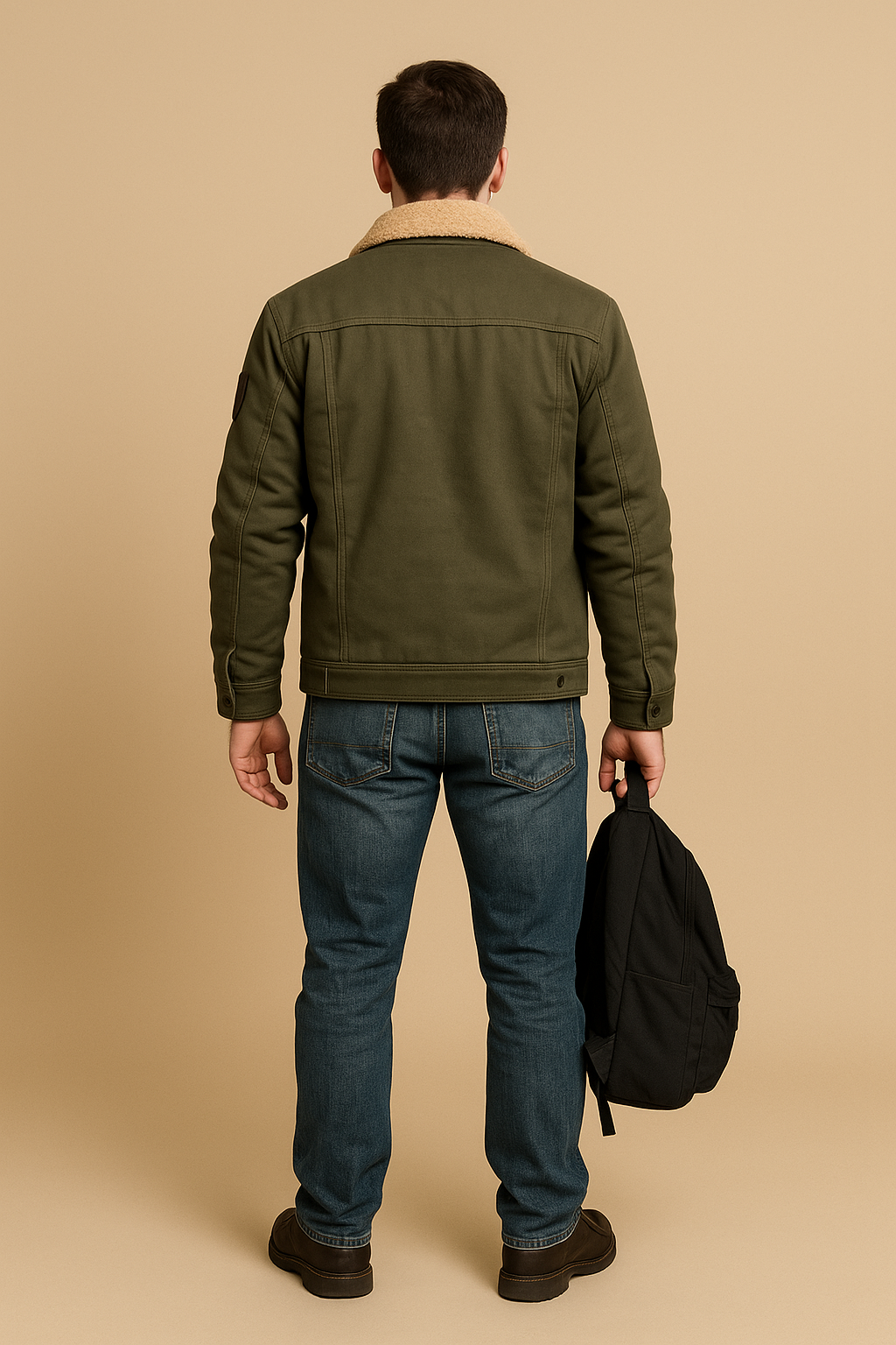 Harry | H.D Huntsman Jacket - Green back