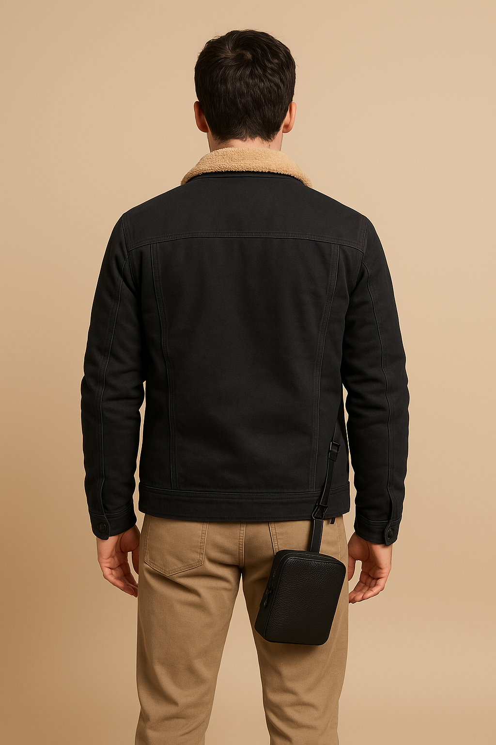 Harry | H.D Huntsman Jacket - Grey back