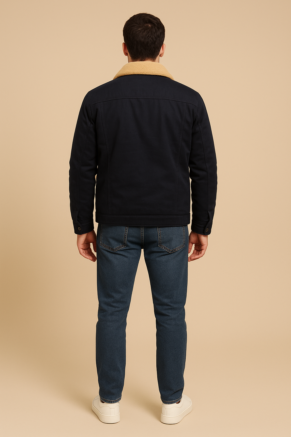 Harry | H.D Huntsman Jacket - Navy back