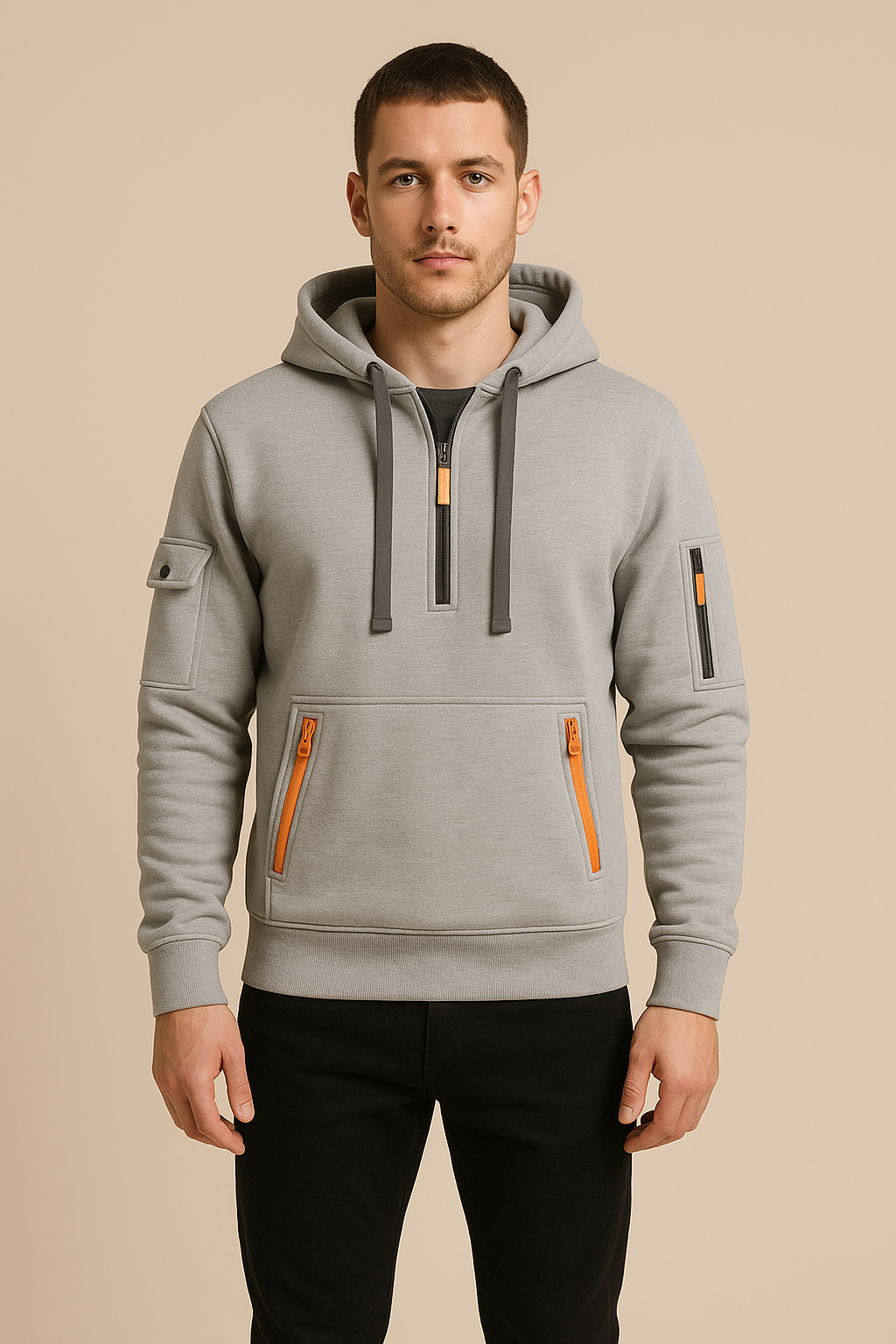 George | H.D Artemis Hoodie - Light Grey