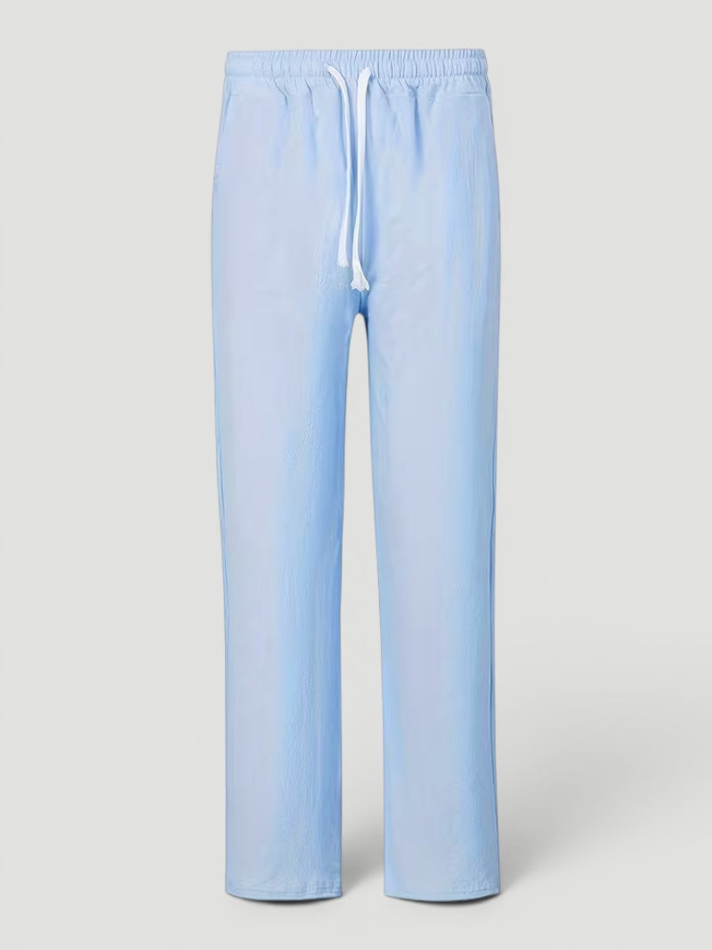 Ellmont London | Men’s Lightweight Straight Leg Linen Pants