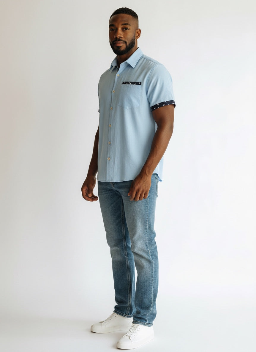 Ellmont London | Men’s Casual Resort Shirt Lightweight Style