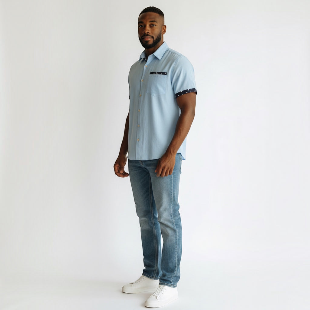 Ellmont London | Men’s Casual Resort Shirt Lightweight Style
