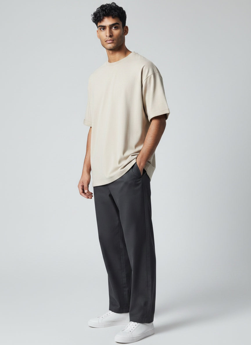 Ellmont London | Men’s Breathable Summer Sleeve Knit T-Shirt Regular Fit