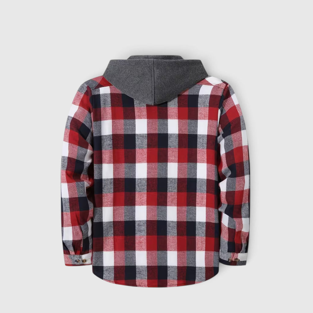 Nicholas | Men's Hooded Flannel Shirt Jacket – Everyday Plaid Layer