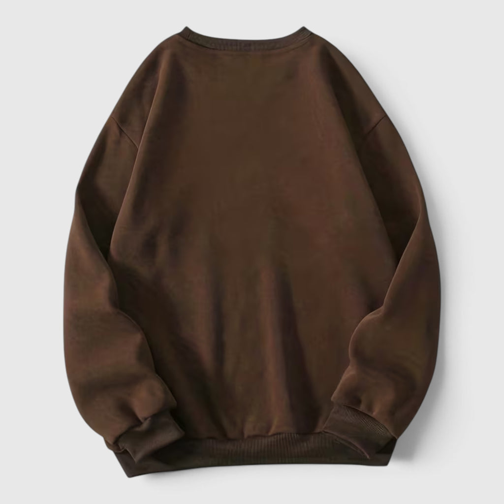 Marina | Women's Oversized Sweater – Casual Crew Neck Everyday Sweatshirt