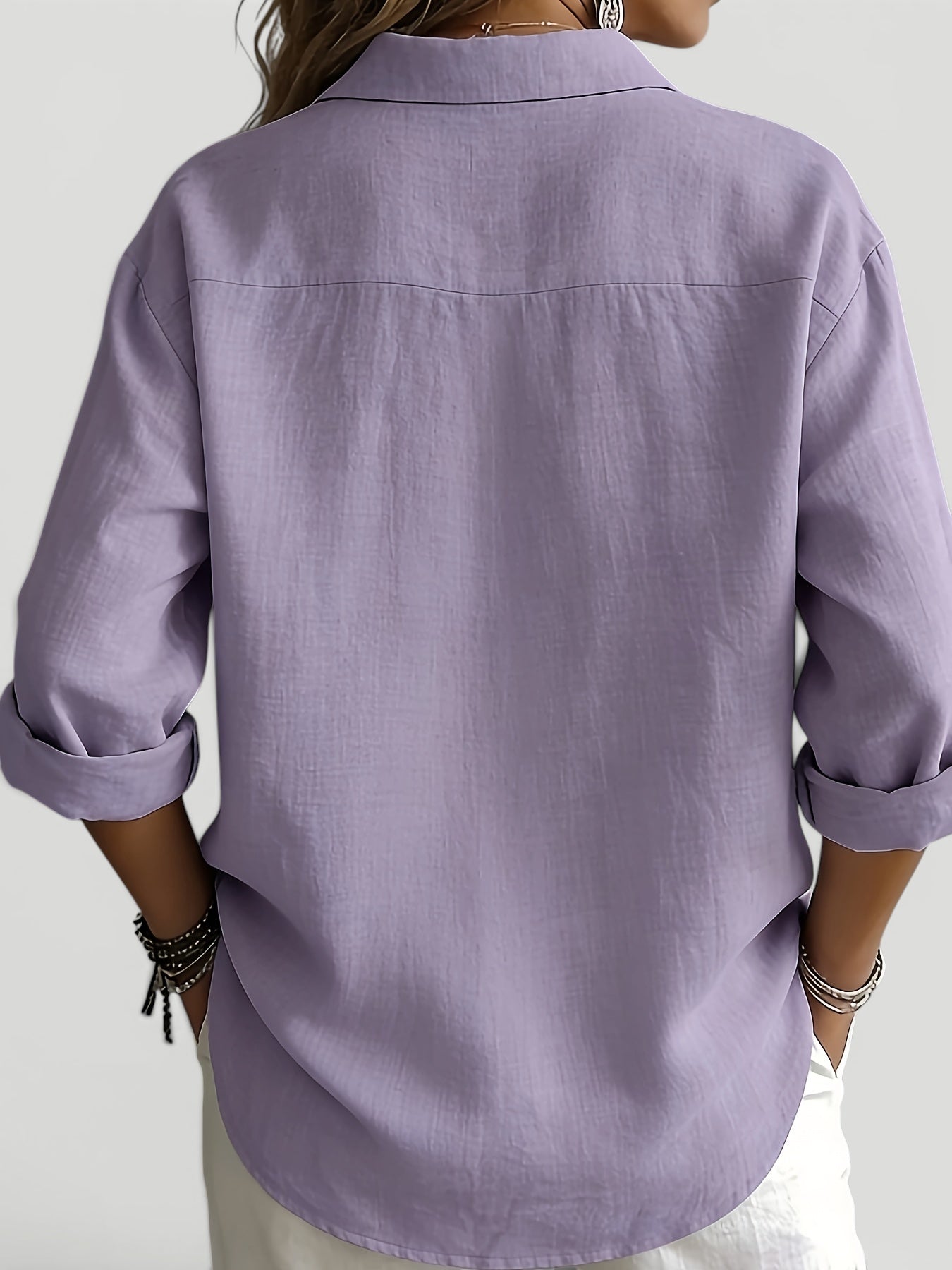 Ellmont London | Women’s Casual Linen Shirt Relaxed Elegant Fit