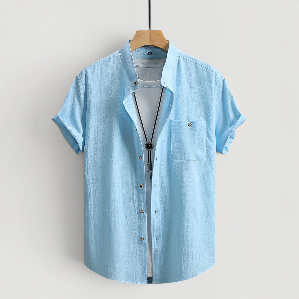Ellmont London | Men’s Cotton Summer Shirt Comfortable Fit