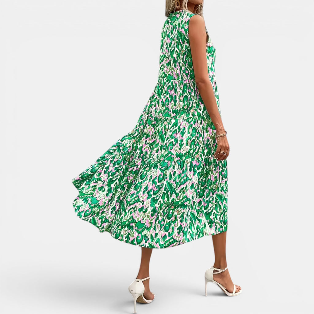 Ellmont London | Women's Lightweight Sleeveless Boho Dress for Summer