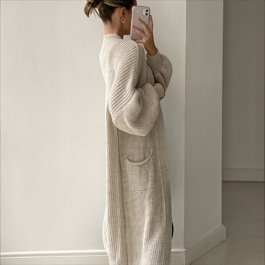 Ellmont London | Women's Soft Longline Cardigan for Everyday Wear
