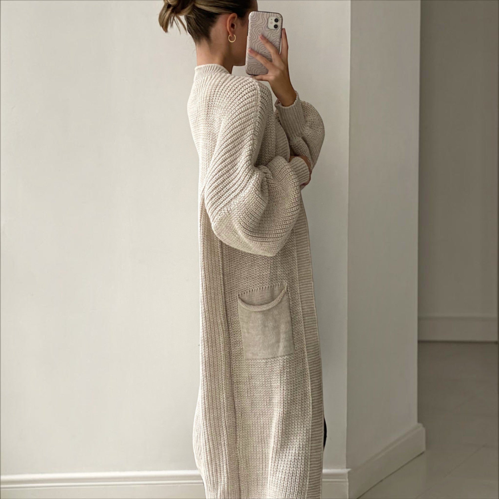 Ellmont London | Women's Soft Longline Cardigan for Everyday Wear