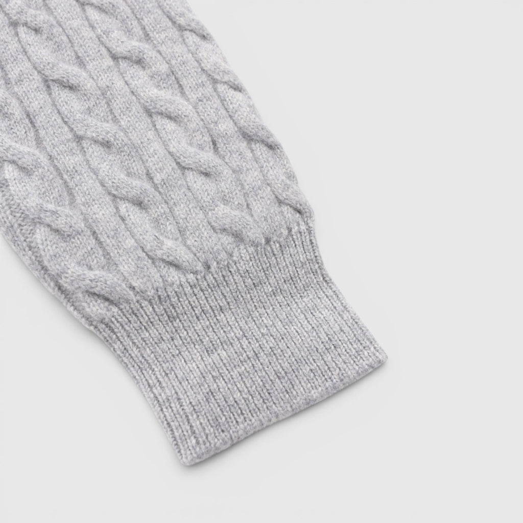 Ellmont London | Men's Premium Cashmere Half Zip Pullover Warm Knit Sweater