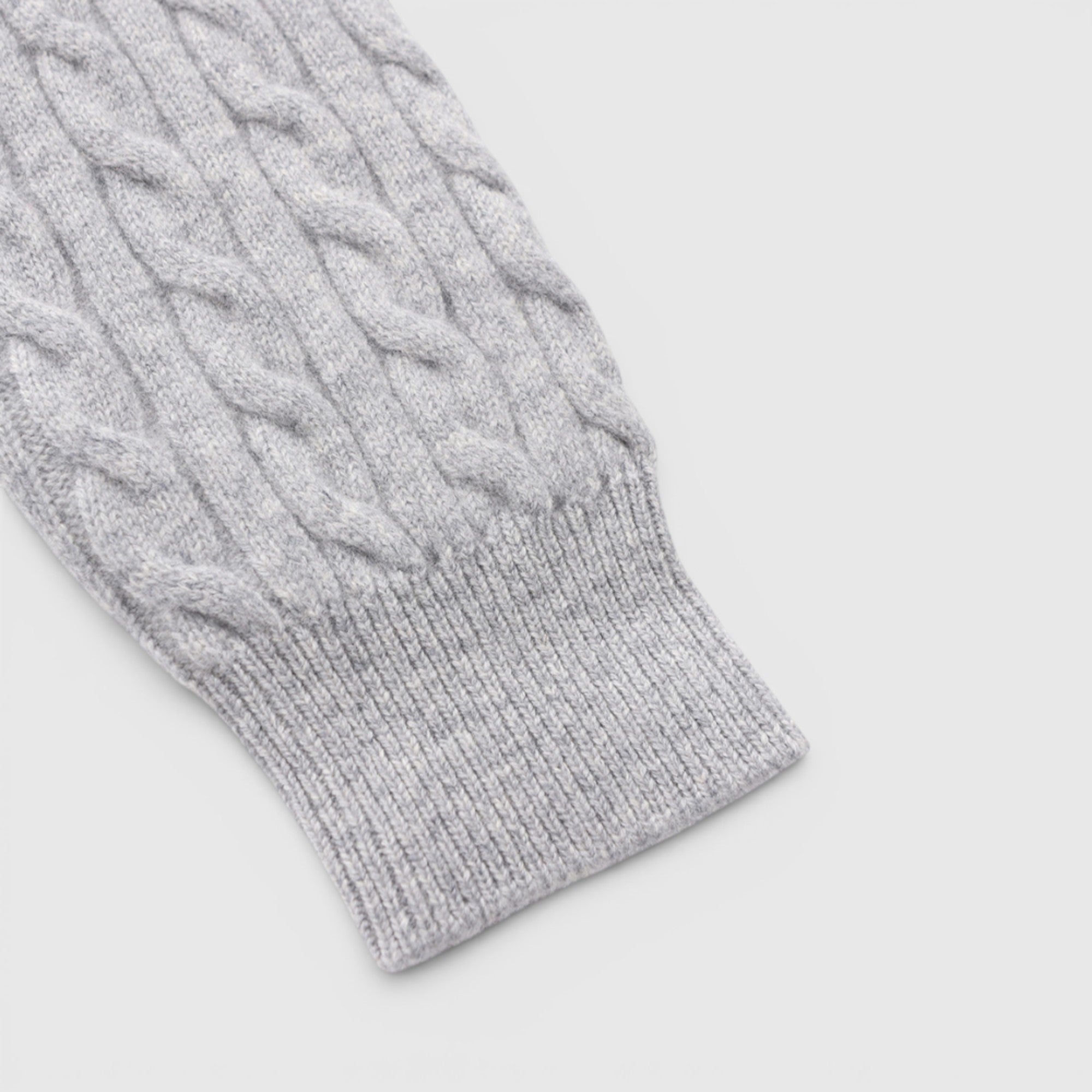 Ellmont London | Men's Premium Cashmere Half Zip Pullover Warm Knit Sweater