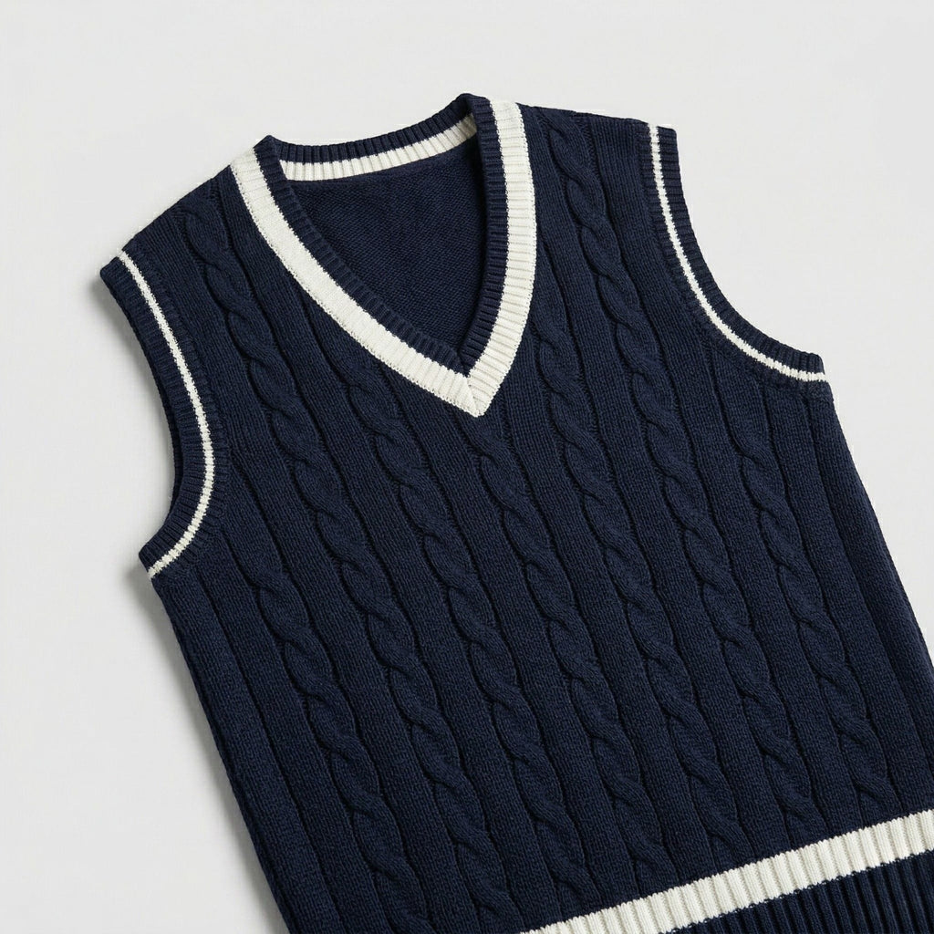 Ellmont London | Knit Jumper Men's Cable Knit Business Casual Sweater