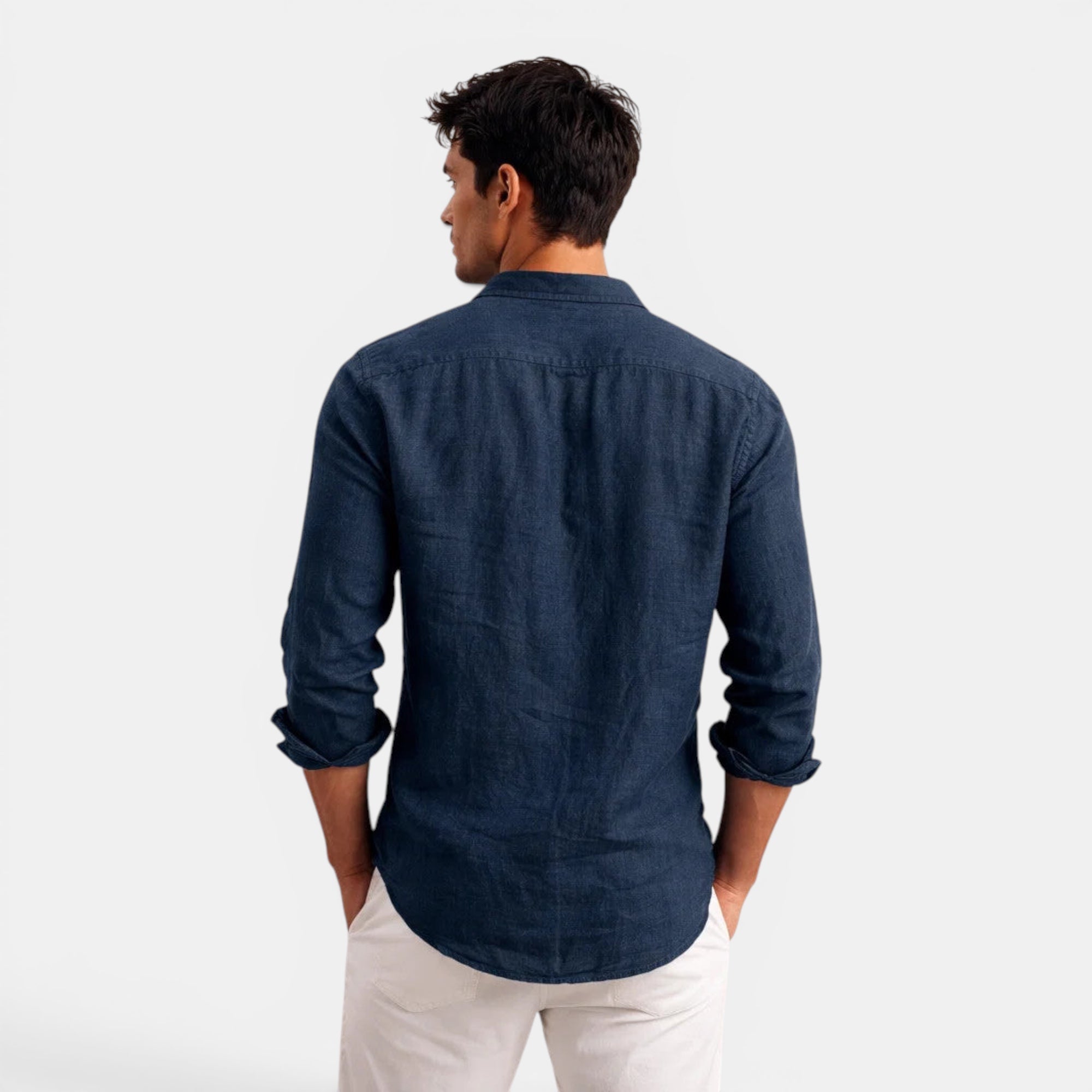 Ellmont London | Men's Breathable Old Money Linen Casual Shirt For Summer