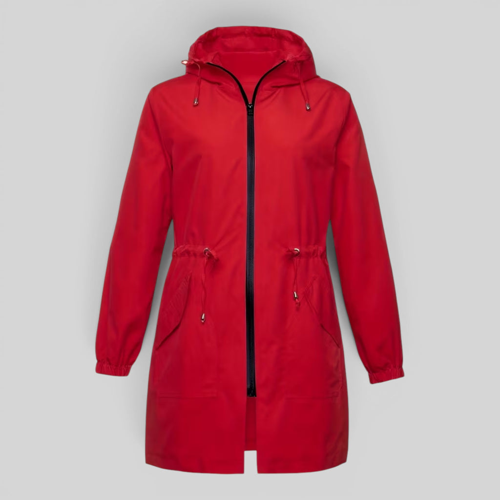 Ellmont London | Women's Waterproof Trench Coat Full Zip Outdoor Rain Jacket
