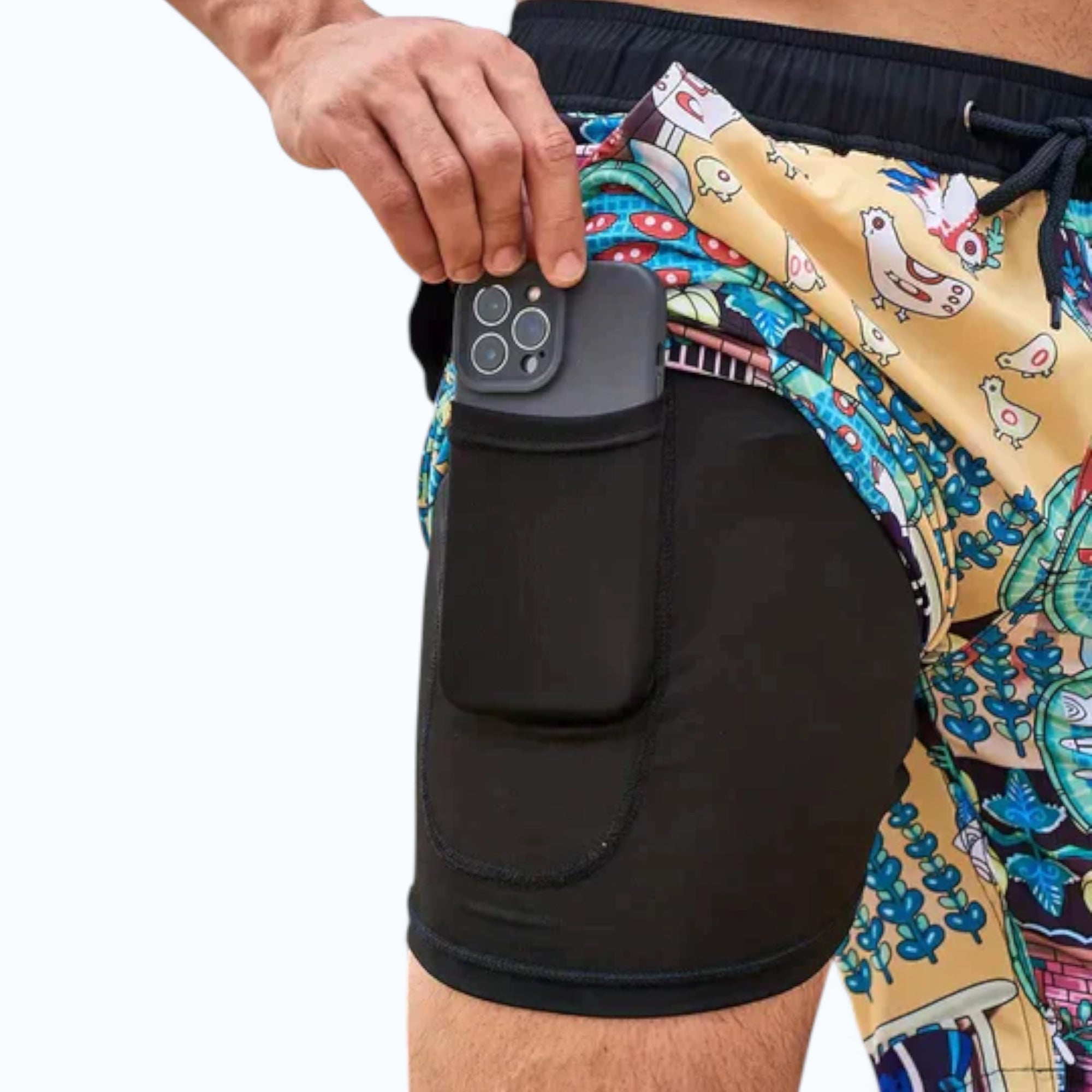 Ellmont London | Men's Compression Quick Dry Summer Swim Shorts