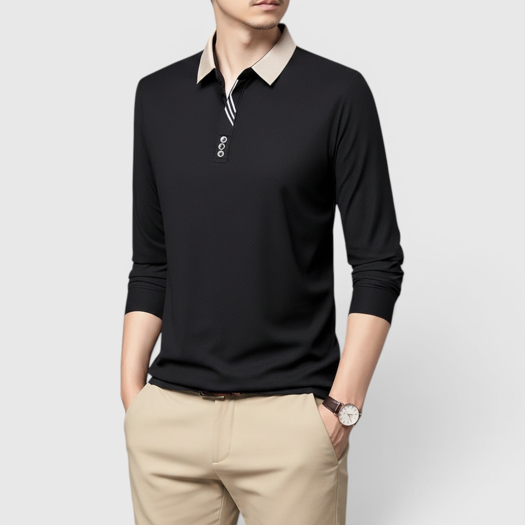 Graham | Men's Button Up Decoration Shirt Regular Fit Lightweight Shirt