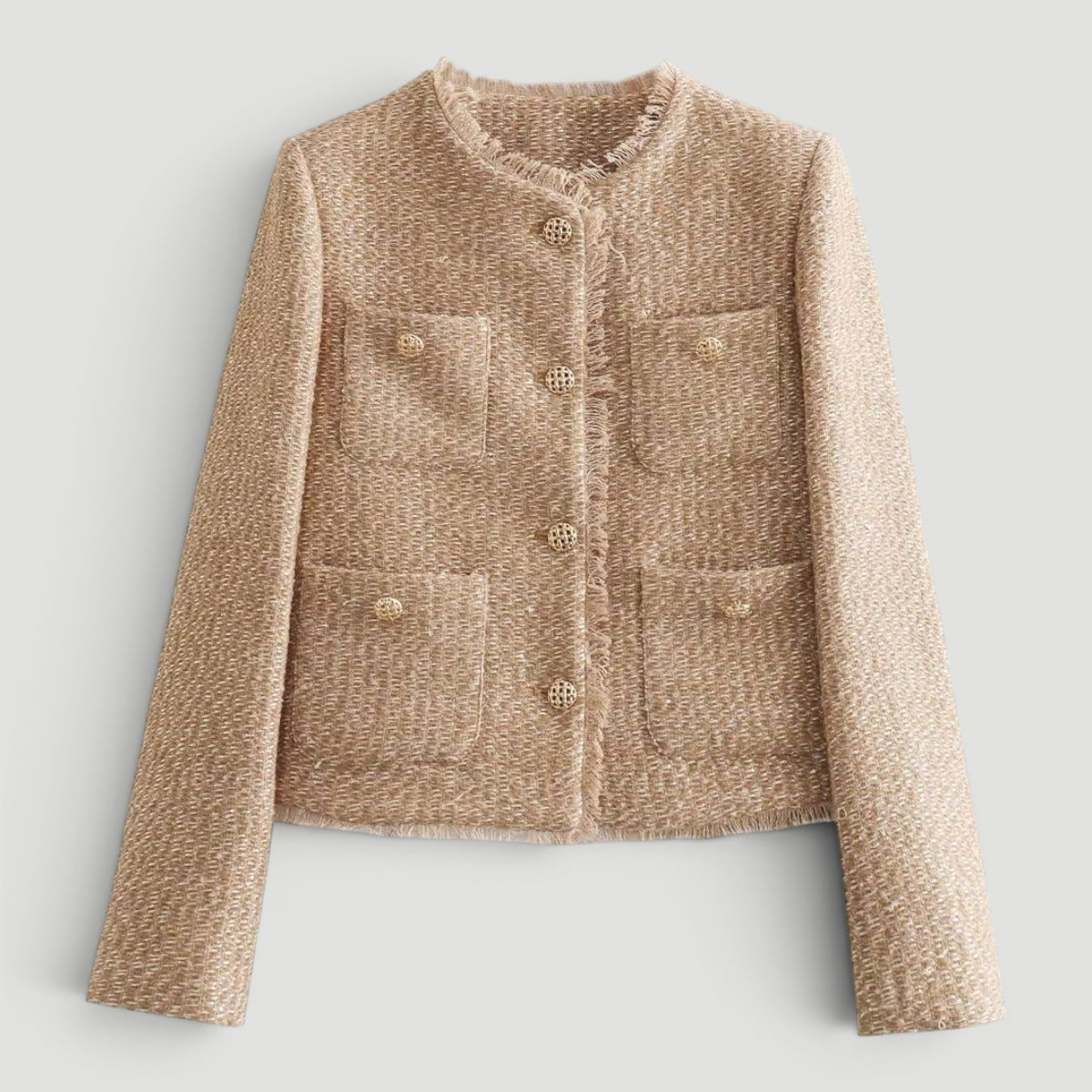 Ellmont London | Women’s Lightweight Elegant Tweed Structured Jacket