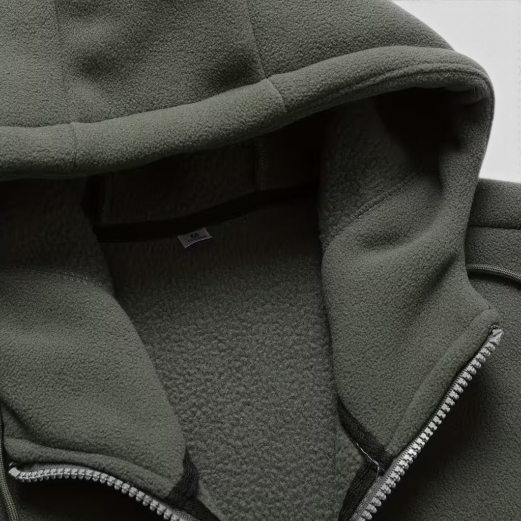 Leo | Men's Fleece Hoodie Jacket – Thick Winter Casual Hoodie