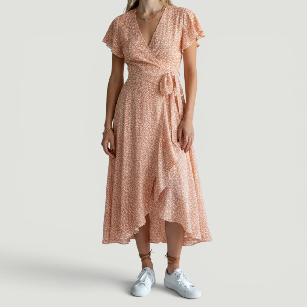 Ellmont London | Women’s Elegant Summer Dress Short Sleeve