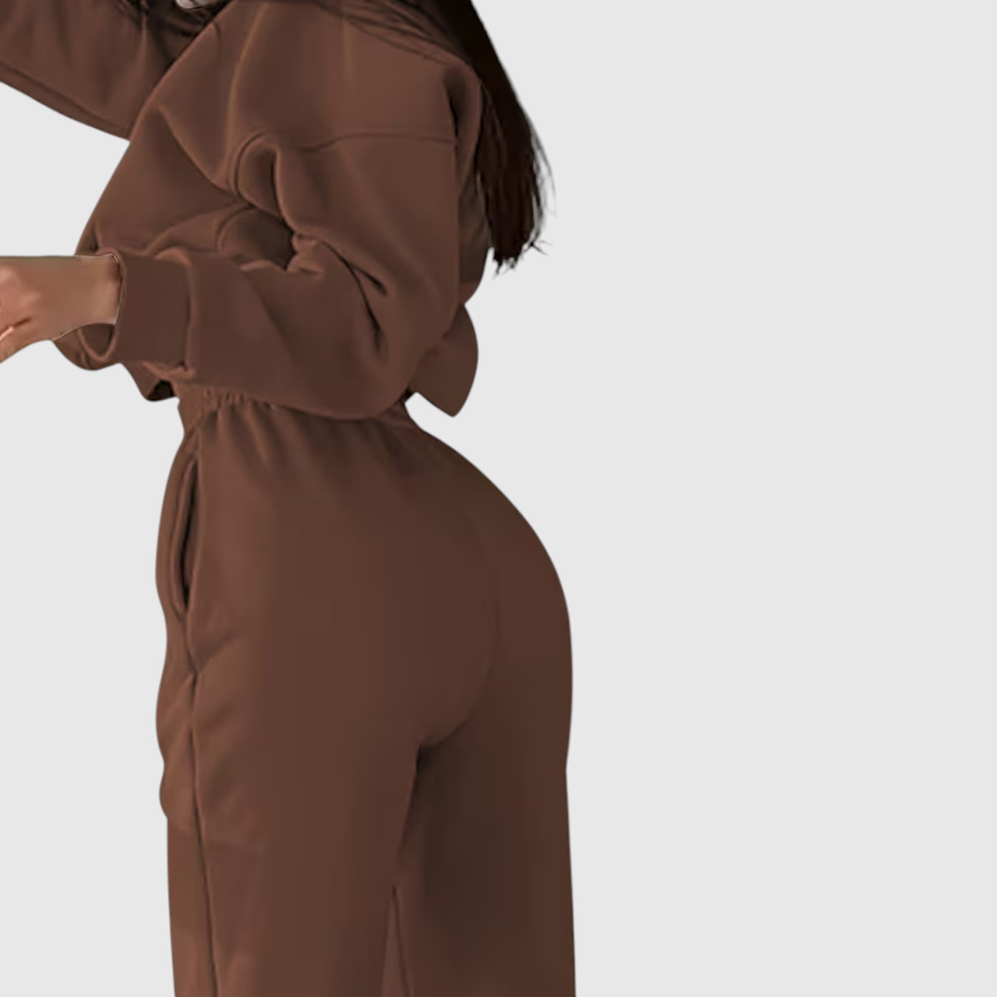 Hazel | Women's Loose Fit Embroidered Tracksuit Two-Piece Lounge Set