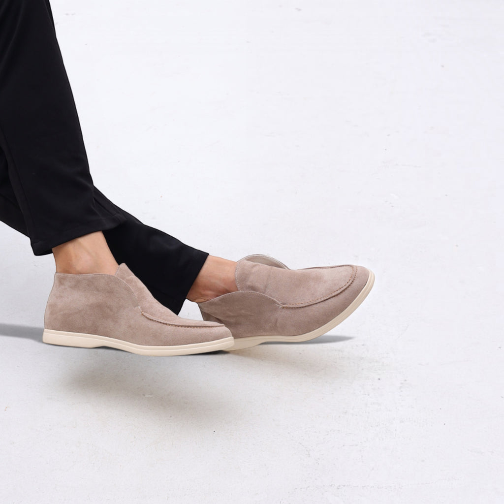 Ellmont London | Men's Classic High Suede Dress Loafers