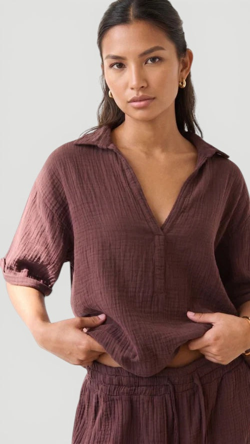 Ellmont London | Women’s Easy Care Cotton Care Cotton Summer Blouse