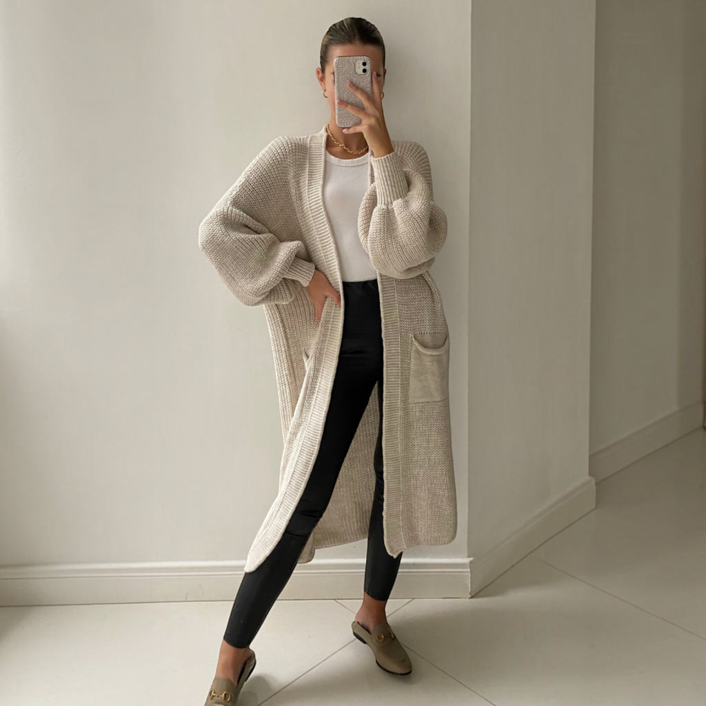 Ellmont London | Women's Soft Longline Cardigan for Everyday Wear