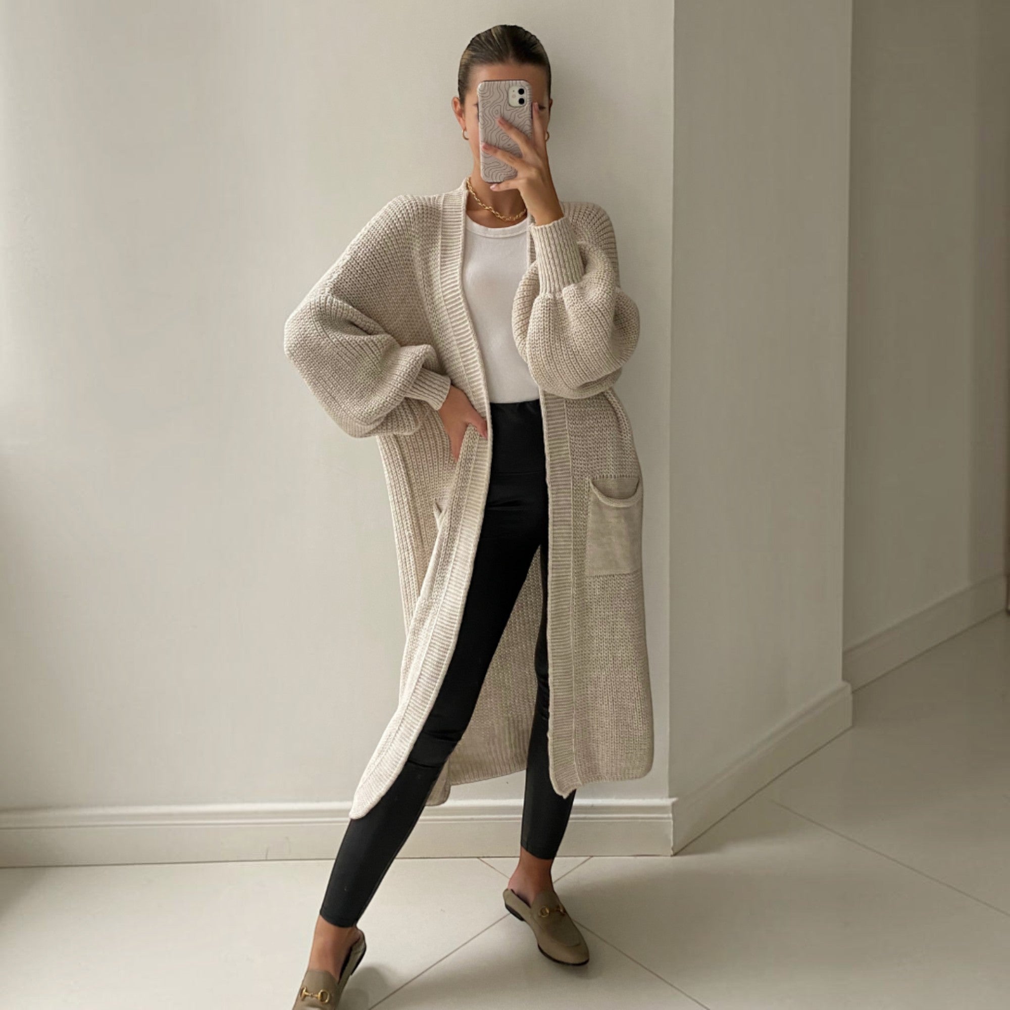Ellmont London | Women's Soft Longline Cardigan for Everyday Wear