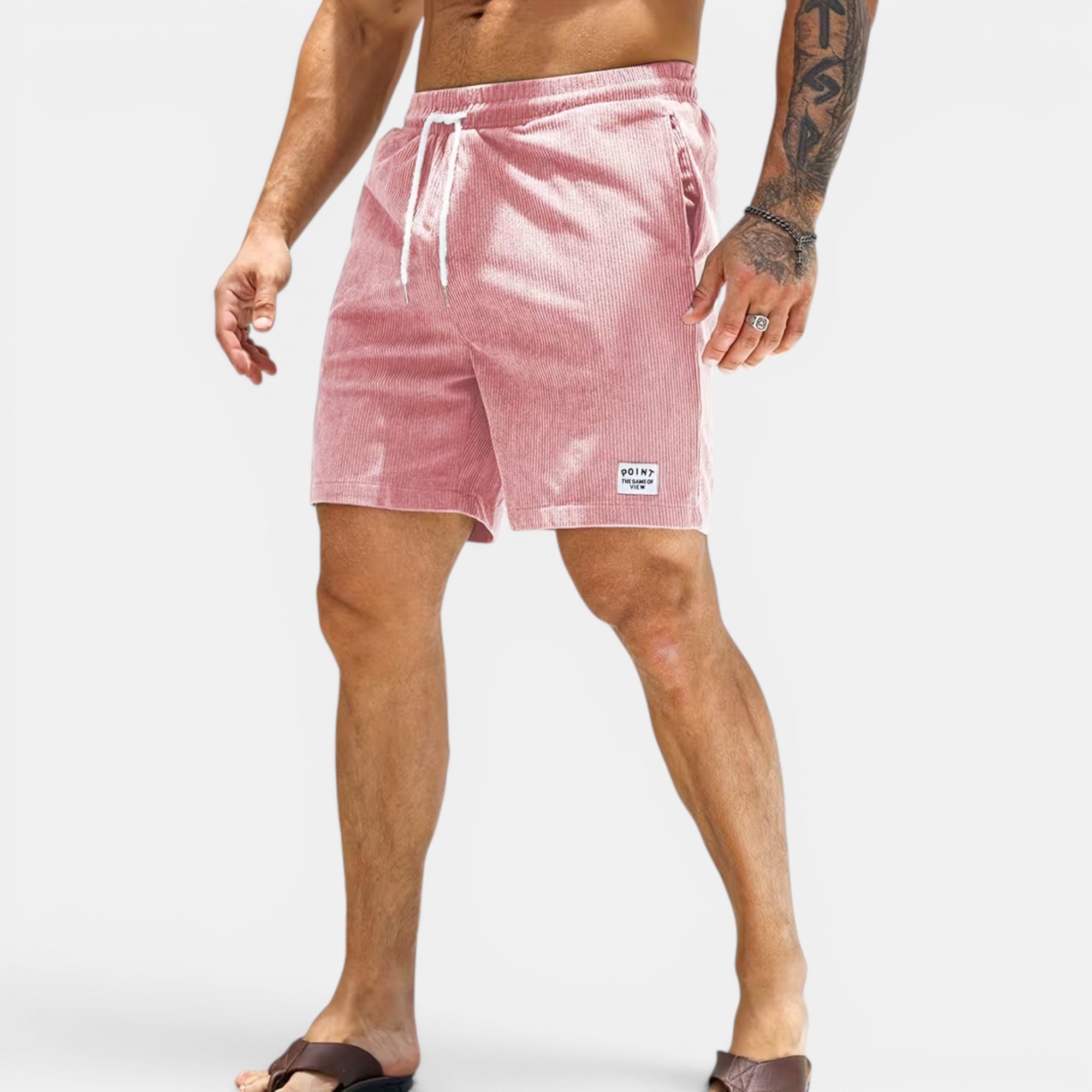 Ellmont London | Men's Drawstring Lightweight Shorts for Beach and Travel