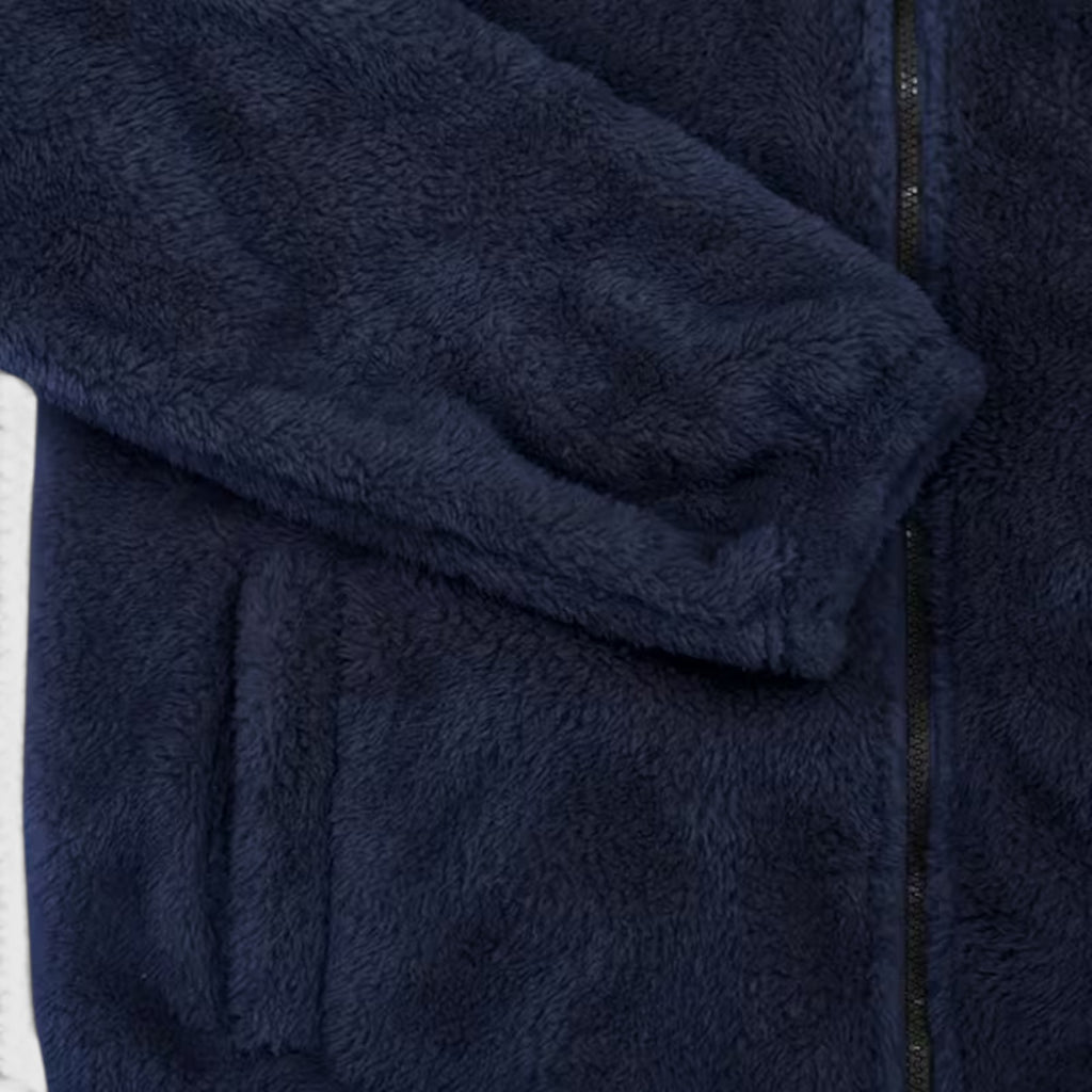 Jasper | Men's Warm Zip Up Teddy Jacket – Hooded Plus Size Outerwear